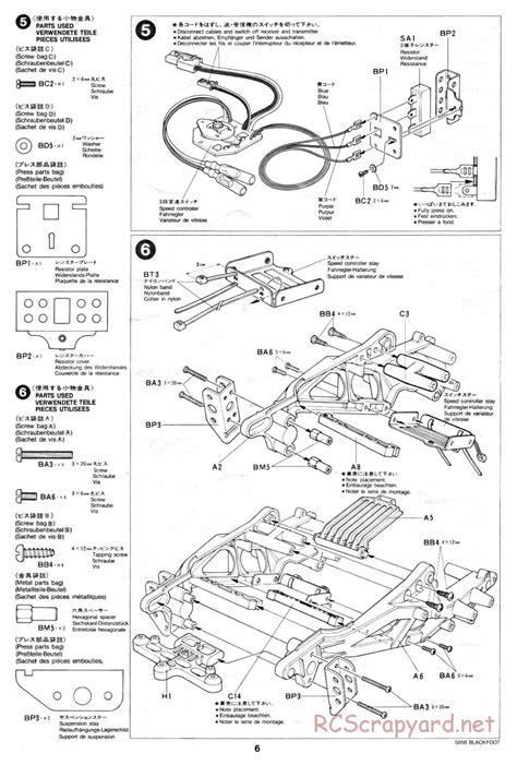 Tamiya - 58058 - Manual • Blackfoot • RCScrapyard - Radio Controlled ...