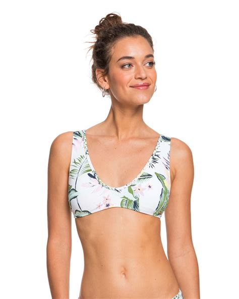 Góra od bikini Roxy Bloom Separate Elongated w kwiaty S Roxy Moda