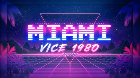 Make 80s retro style miami vice neon effect logo designs by Taushpro ...