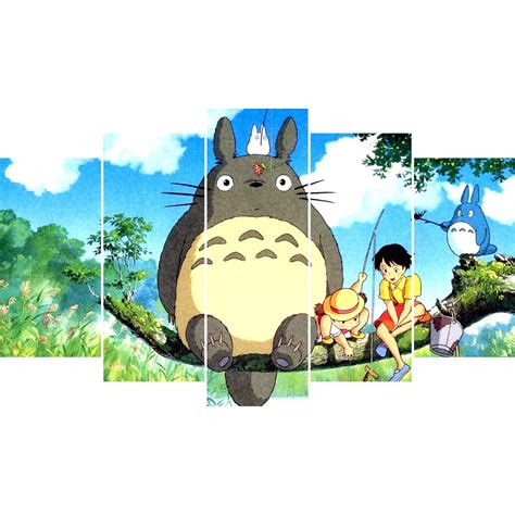 Quadro Decorativo De Mdf Studio Ghibli Cm De Altura X Cm De