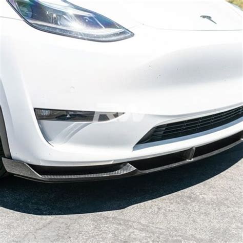 Rw Carbon Tesla Model Y Dtm Style Carbon Fiber Front Lip