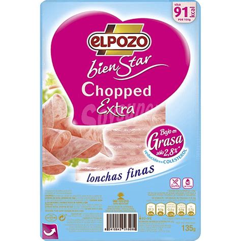 Elpozo Bienstar Chopped Extra En Lonchas Finas Envase G