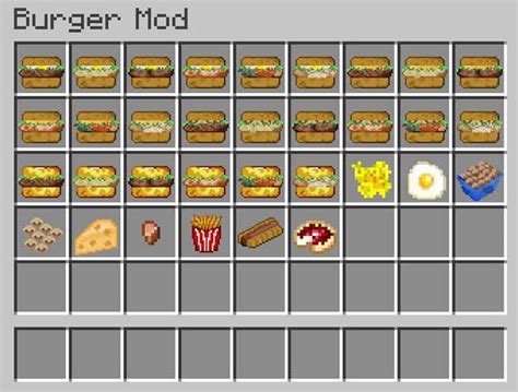 Autovw’s Burger Mod for Minecraft 1.21.3, 1.21.1, 1.20.1, 1.19.2, 1.18. ...