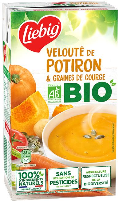 Velouté de Potiron Graines de Courge BIO Liebig