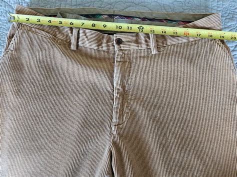 Vintage Polo Ralph Lauren Pants X Corduroy Preston Khaki Beige Tan