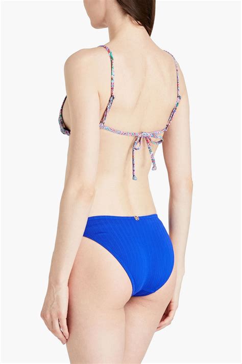 Onia Alexa Paisley Print Triangle Bikini Top The Outnet