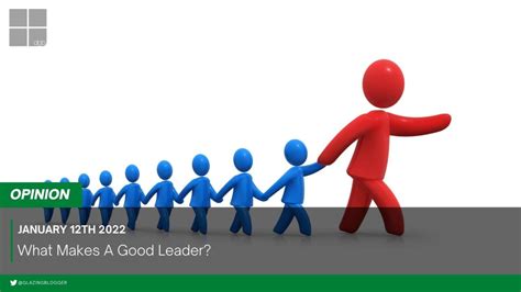 What Makes A Good Leader Double Glazing Blogger