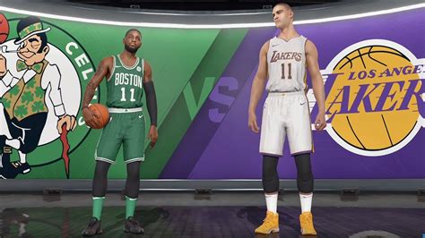 NBA Live 18 Los Angeles Lakers Vs Boston Celtics Gameplay HD