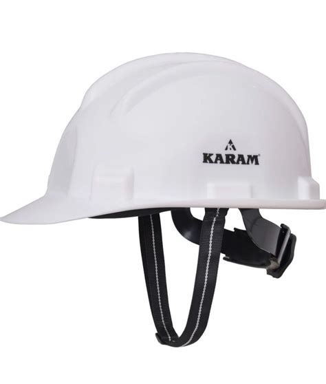 Robustt Plastic White Safety Helmet Standard Xyz Size Free Size At