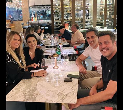 Foto Susana Werner E Julio Cesar Ao Lado De Amigos Ex Casal Vai Se