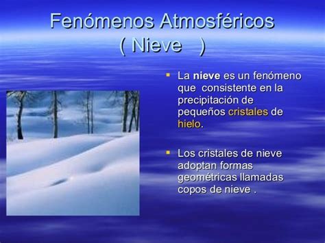 Tipos De Fenomenos Atmosfericos