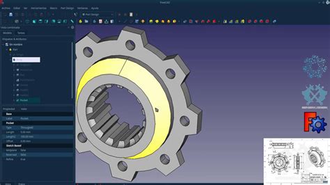 Freecad Pr Cticas B Sicas Ejercicio Youtube