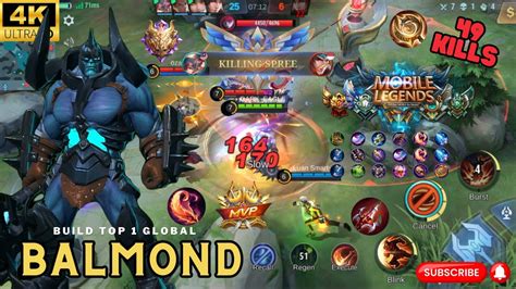 Balmond Legendary Hero Kills Mvp New Build Insane Lifesteal