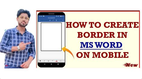 How To Create Border In Ms Word In Mobile Ms Word Me Border Kaise