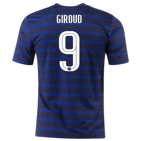 Olivier Giroud France Home Soccer Jersey Model