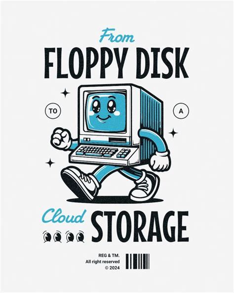 Floppy Disk T-Shirt Design Template — Customize it in Kittl