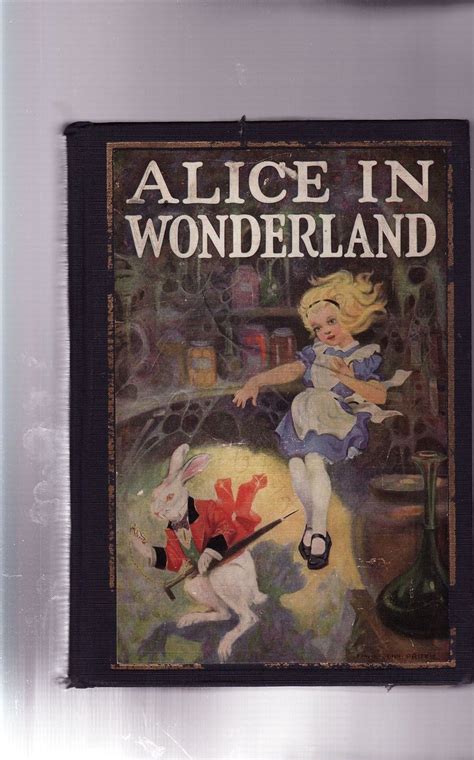 1923 ALICE S ADVENTURES IN WONDERLAND Etc Uncmn EDITION Pics E J