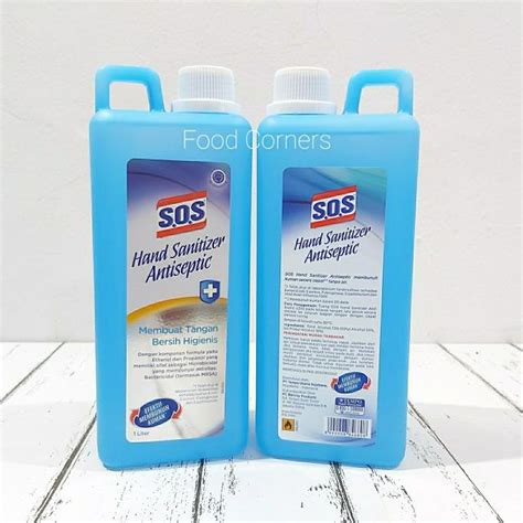 Jual Sos Hand Sanitizer Antiseptic Liter Sos Liter Shopee Indonesia