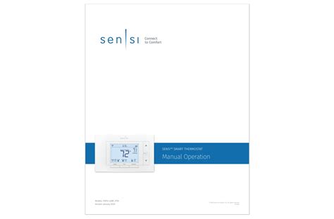 Sensi Smart Thermostat Manual Operation