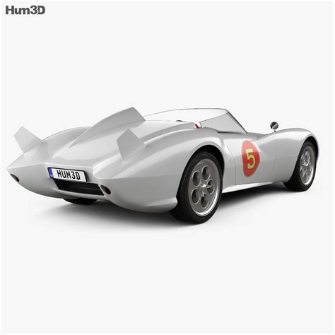 Speed Racer Mach 5 1997 3D model - Download Sports car on 3DModels.org