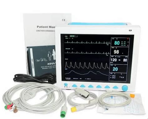 Brand Contac Contec Cms 8000 Multipara Patient Monitor Display Size