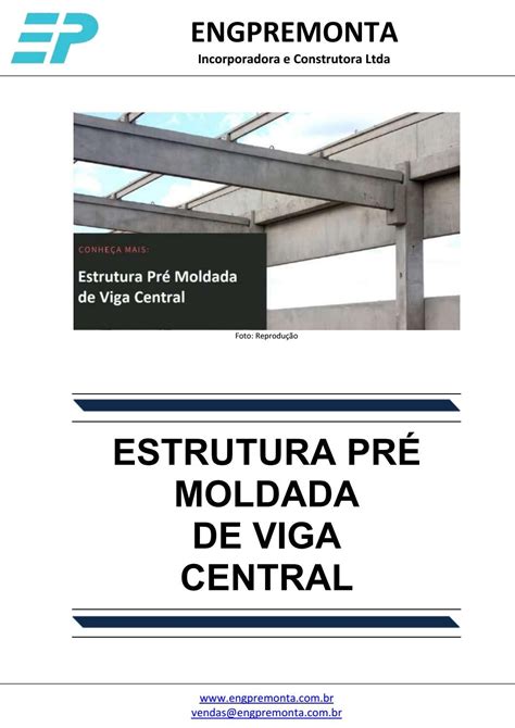 Estrutura Pré Moldada De Viga Central By Premonta Issuu