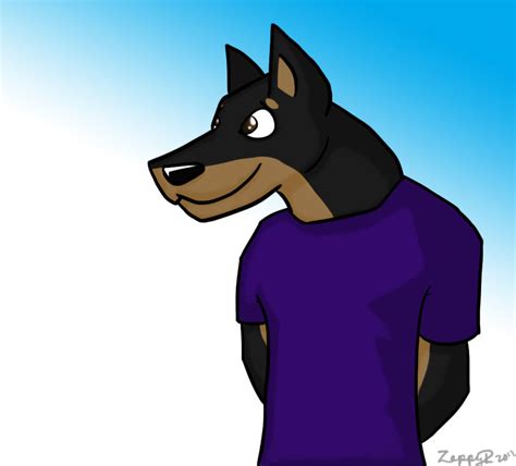 Dobie doodle by ZeppyR on DeviantArt