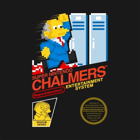 Super Nintendo Chalmers - Simpsons T-Shirt - The Shirt List