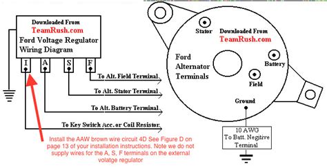 Mustang Alternator Wiring