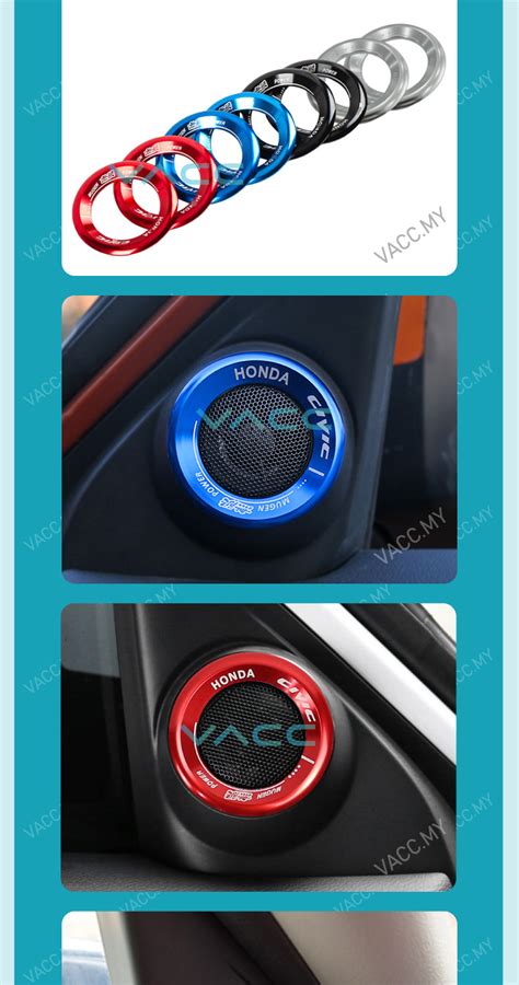 Honda Civic X Tweeter Ring VACC AUTO