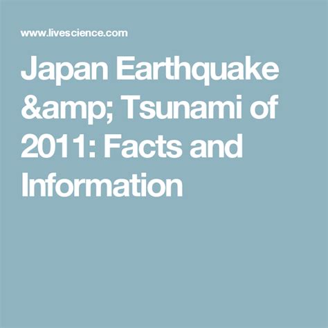 Climbingnoob Japanese Earthquake And Tsunami 2011 Facts