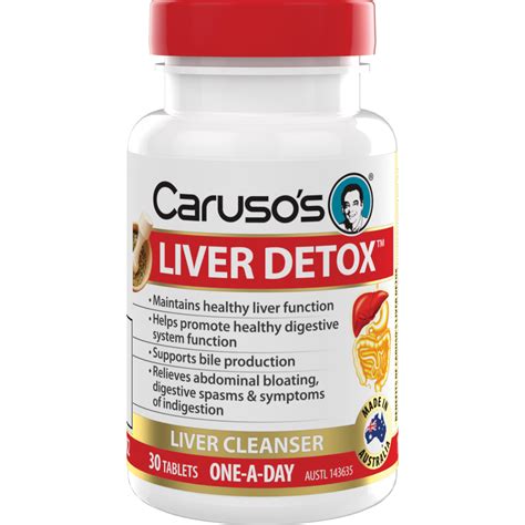 Buy Caruso S Liver Detox 30 Tablets Liver And Detox Online Discount Chemist