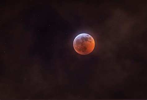 Backyard Photo From Last Nights Lunar Eclipse R Edmonton