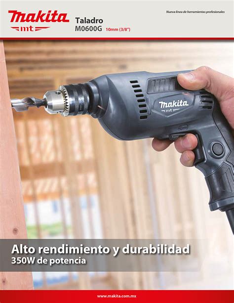 Taladro M0600G Makita México Oficial