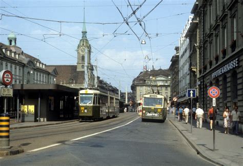 Bern Svb Tram Be Bubenbergplatz Im Juli Bahnbilder De