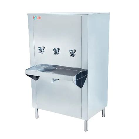 Bebedouro Industrial Inox Coluna Litros Polar Refrigera O Filtro