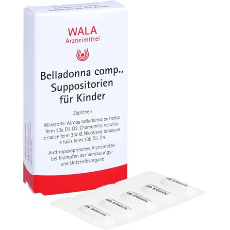 Central Apotheke Leipzig Wala Belladonna comp Suppositorien für