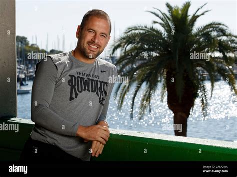 Tampa Bay Rowdies midfielder Joe Cole poses for portraits before a training session at the team ...