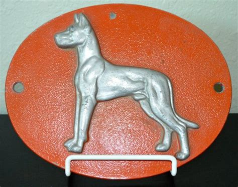 Vintage Great Dane Trailer Truck Emblem Plaque Great Danes Trucks