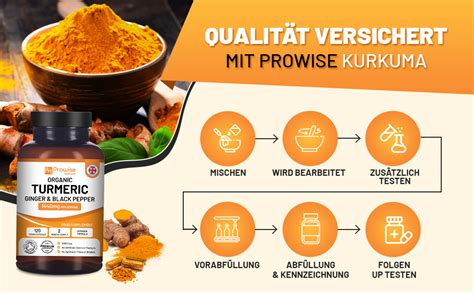 Kurkuma Curcumin Mg Mit Schwarzem Pfeffer Und Ingwer I Vegane