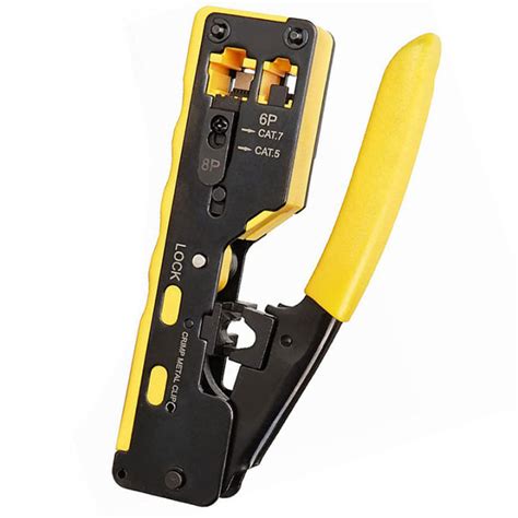 Zoerax Rj Pass Through Crimping Tool Crimp Tool For Rj Rj Rj