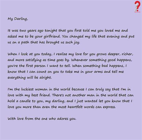 A Letter Written To Someone About Their Love