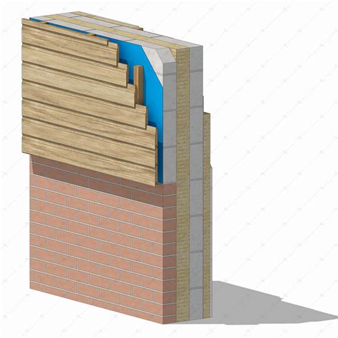 Dl72 Timber Cladding To Brick Transition Detail