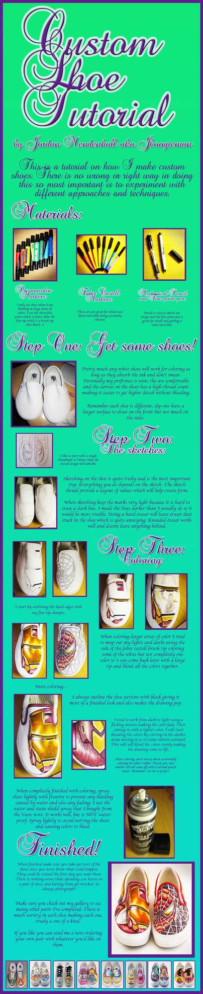 Custom Shoe Tutorial by Jboogieman on DeviantArt