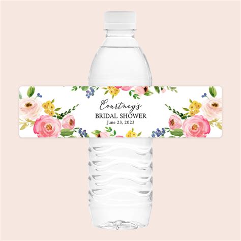 Water Bottle Labels – Chicfetti