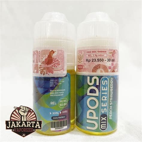 Jual Salt Upods Peach Strawberry Saltnic Pods Friendly Ml Mg By