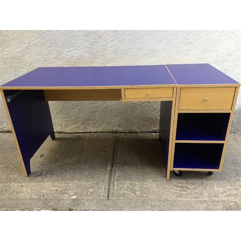 Ikea Desk W Side Shelf Unit Aptdeco