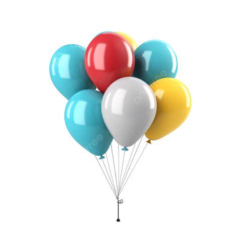 Balloons 3d Rendering Balloon Balloons 3d 2023 Balloon PNG