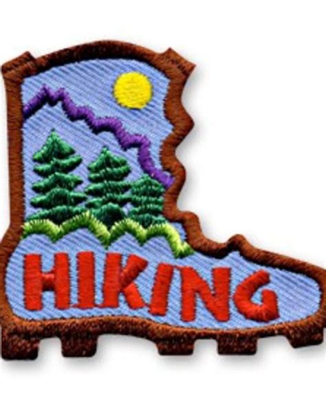 Hiking Boot Shape Fun Patch Girl Scouts Of Silver Sage Council Shop