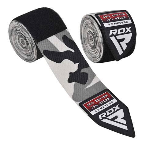 RDX Boxbandage 450cm Camo Grau AIU 000168